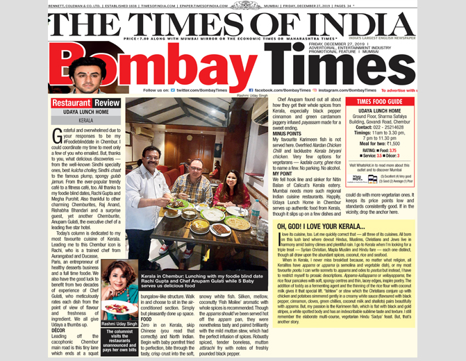 TIMES OF INDIA Bombay Times