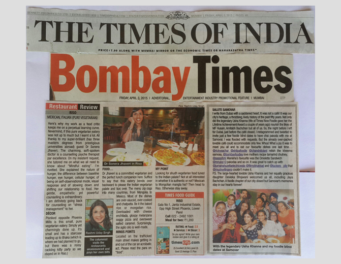 TIMES OF INDIA Bombay Times