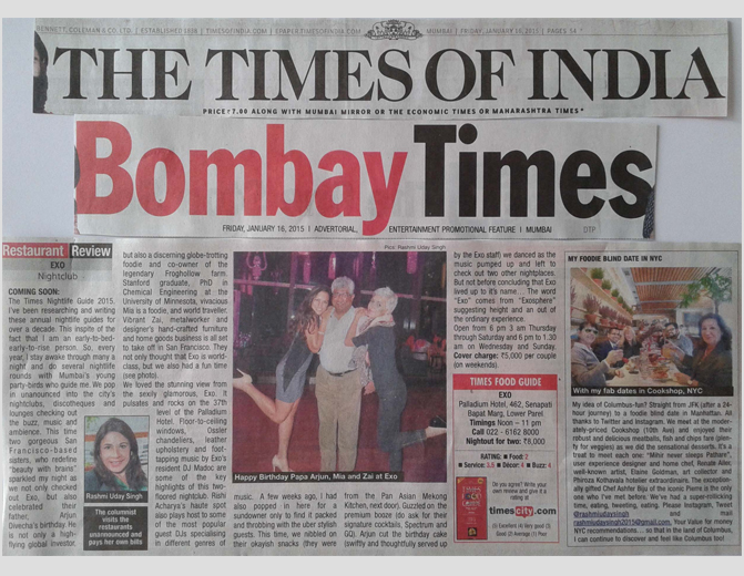 TIMES OF INDIA Bombay Times