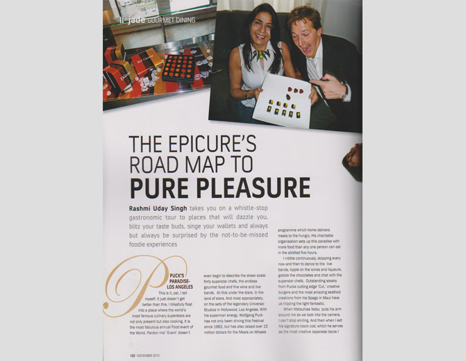 THE EPICURE'S ROAD MAP TO PURE PLEASURE