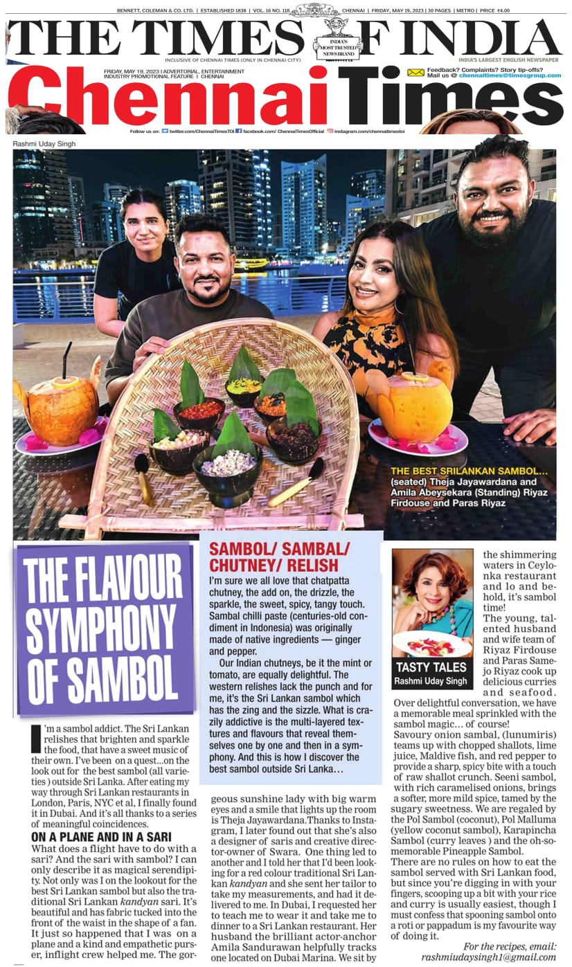 THE FLAVOUR SYMPHONY OF SAMBOL