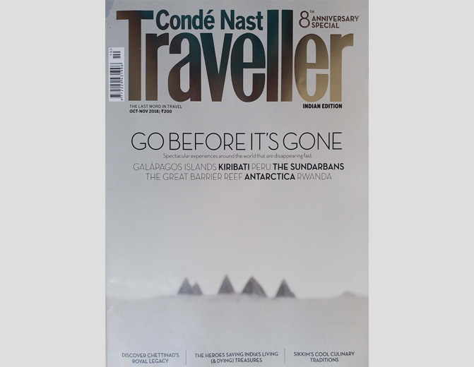 Condenast Traveller Magazine