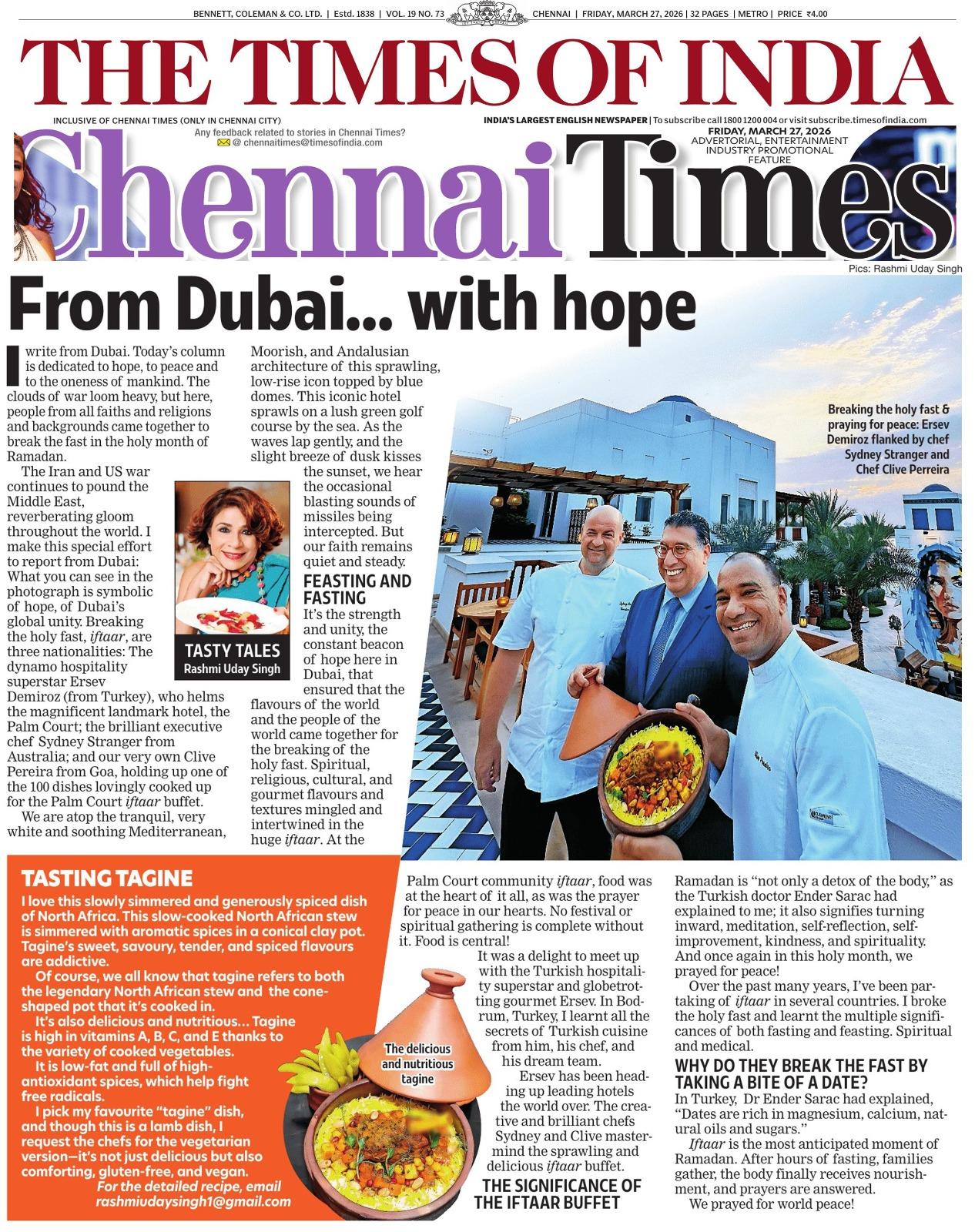 Times Of India - Chennai